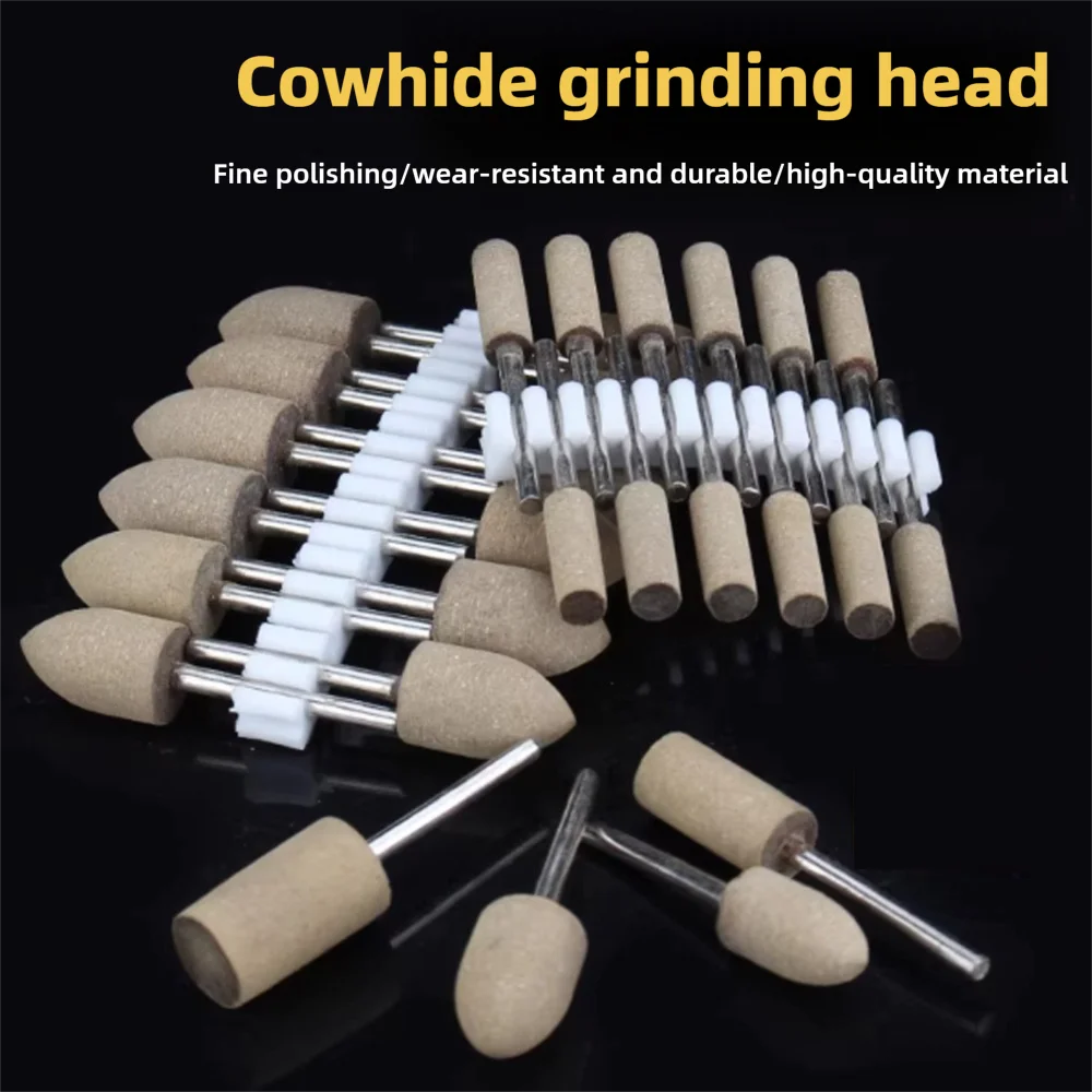 

Mini Cowhide Grinding Head Buffing Wheel Polishing Electric Machine Woodworking Tools Kit Finish Chainsaw Sharpener Diy Bodywork
