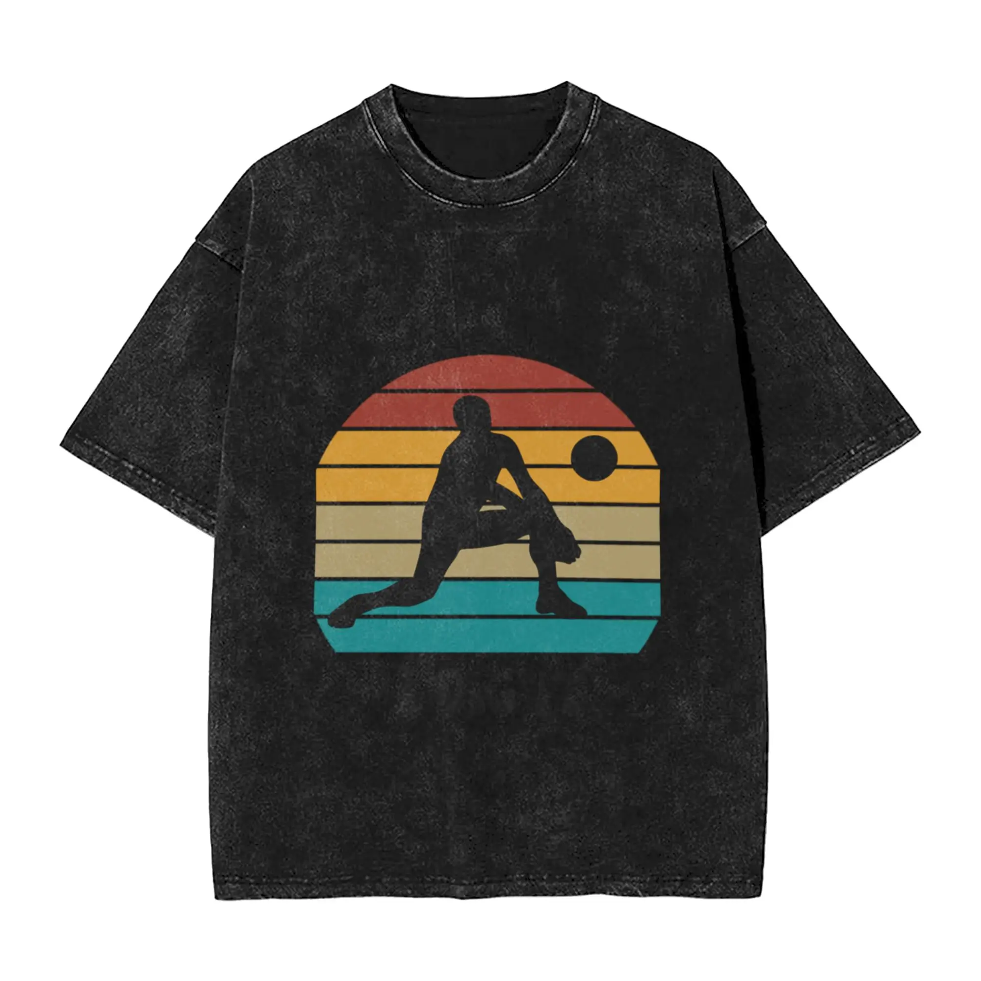Volleyball Dig Classic Chic A T-Shirt Oversized Short Sleeve Men's Women's Cotton Tees Tops
