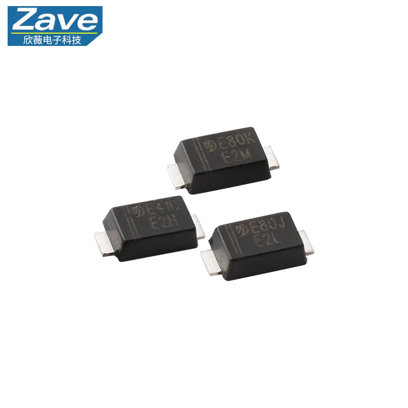 Original Jingdaowei ES2DW / ES2GW / ES2JW Marked E2L / E2M / E2H Superfast Recovery Rectifier Diodes SOD-123