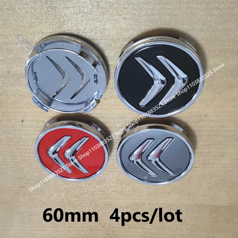 

4pcs Car Wheel Center Hub Caps For Citroen C5 C2 C3 C4 C1 Elysee Berling Xsara DS3 DS4 DS6s Picasso Saxo Cactus hubcaps