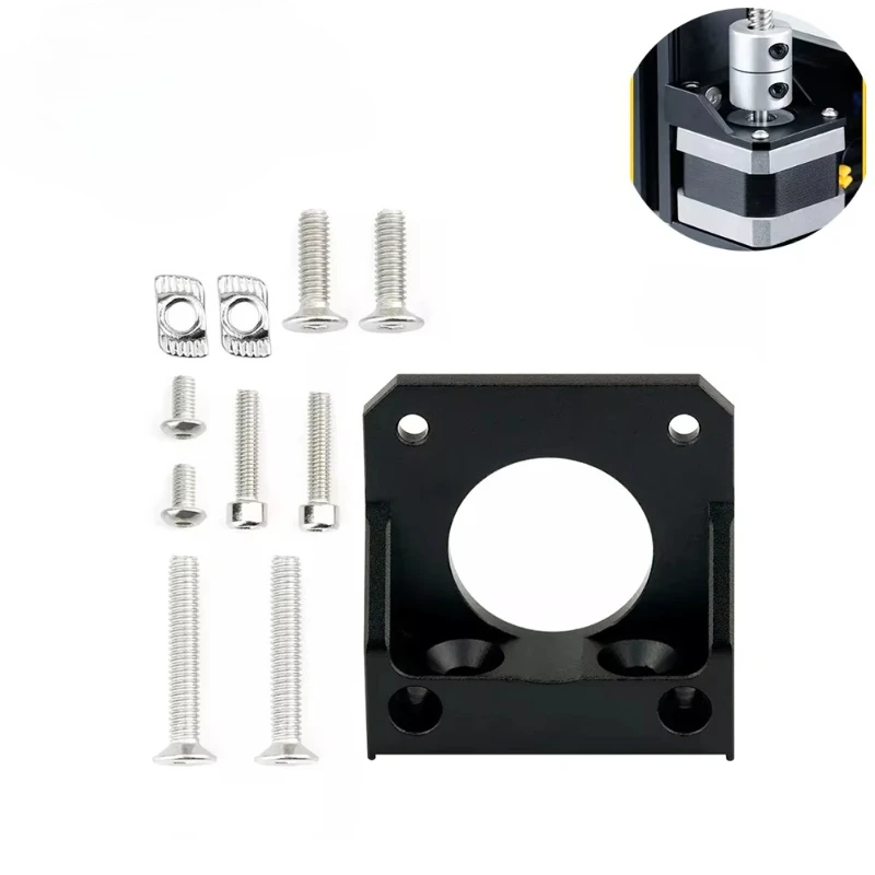 3D Printer Z-axis Stepper Motor Upgrade To Install Aluminum Alloy Base Motor Bracket For Ender3-V2/CR10S Pro Series