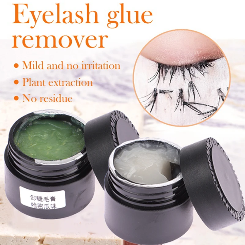 Dissolvant de colle à cils sans UNIS issement, outils d'extensions de cils à saveur de fruits, crème de maquillage à odeur de parfum, remodelage rapide, 10g