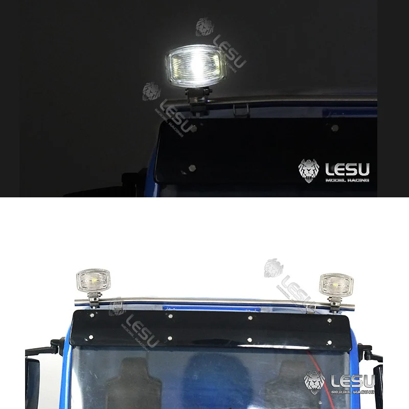 LESU Modell für 1/14 LKW-Modell Spielzeug-LKW Technische Mechanische Modifikation Licht S-1291 Schusslicht RC-Zubehör – Detail 2