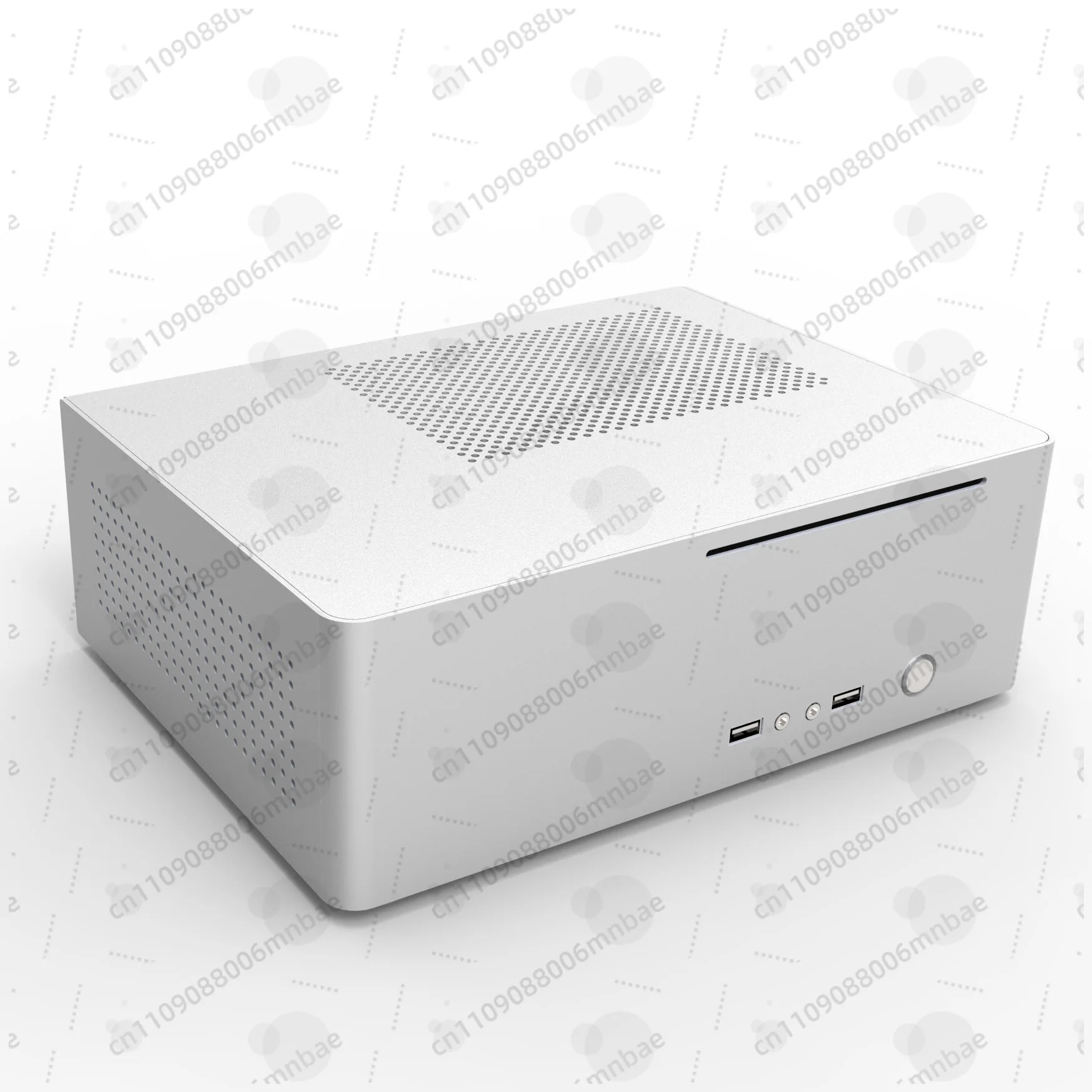 1001 Mini Horizontal DVD Chassis Aluminum Alloy Office Household HTPC Chassis