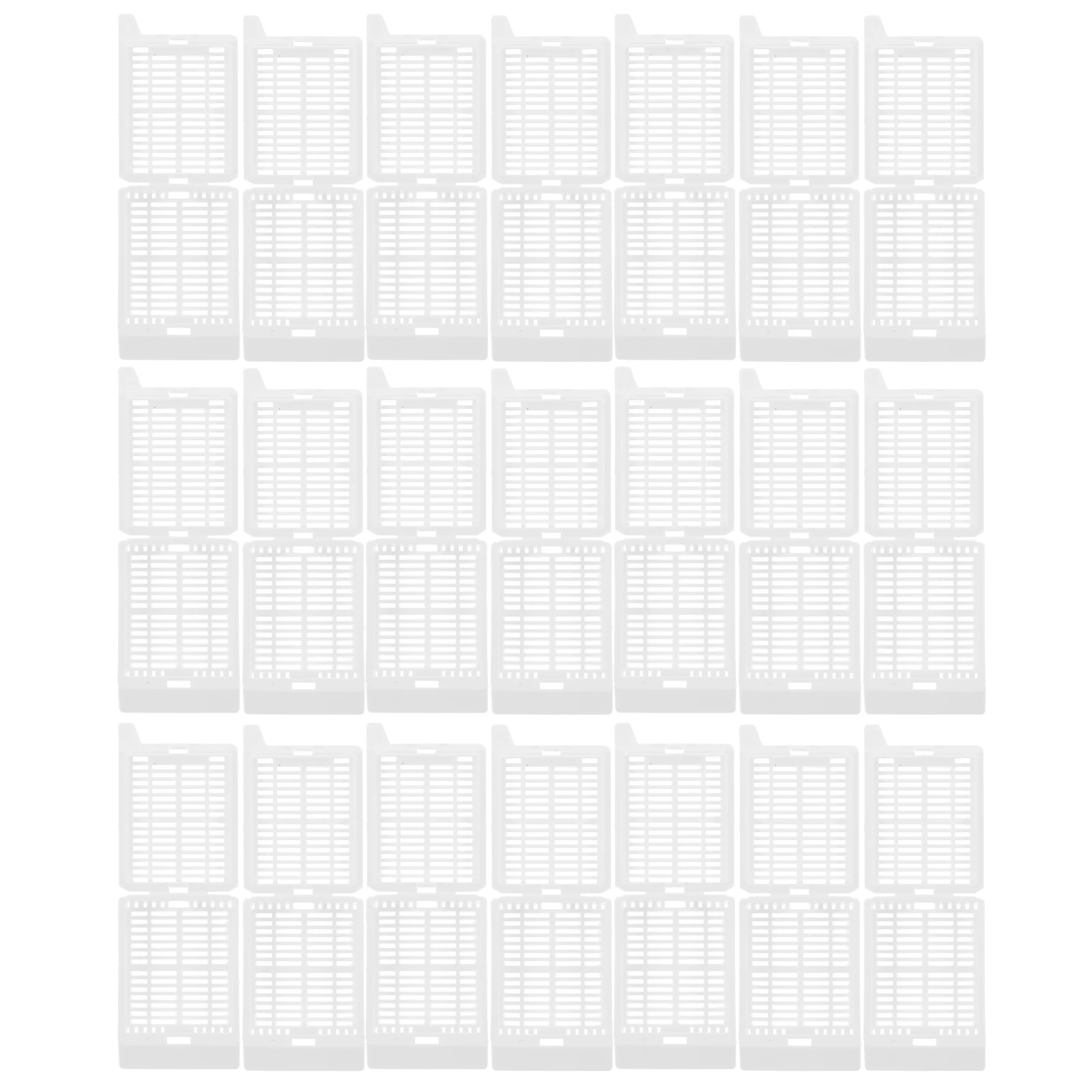 200 pcs Plastic Scientific Cassette Tissue Embedding Box Square Hole Drainage Histology Use Medical Teaching Supplies Tissue