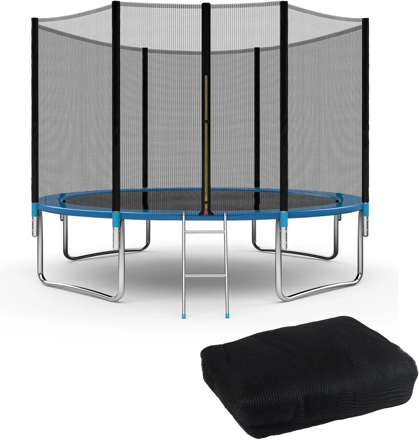 6 8 10Ft Trampoline Replacement Enclosure Net High Tear Resistance Safety Net For Kids Outdoor Sports Accessories Set
