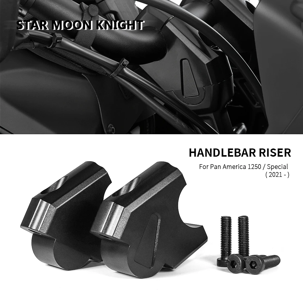 

Motorcycle Accessories Handlebar Riser Drag Handle Bar Clamp Extend Adapter For RA1250 PA1250 Pan America 1250 S Special 2021-