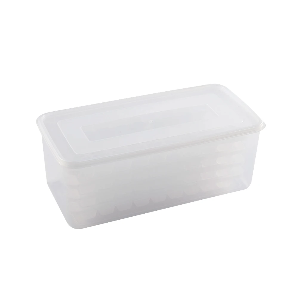 

Ice Tray Mold Premium PP Cube Storage Box Tear Resistant Easy Clean Home Kitchen Tool Square Ice Making Box