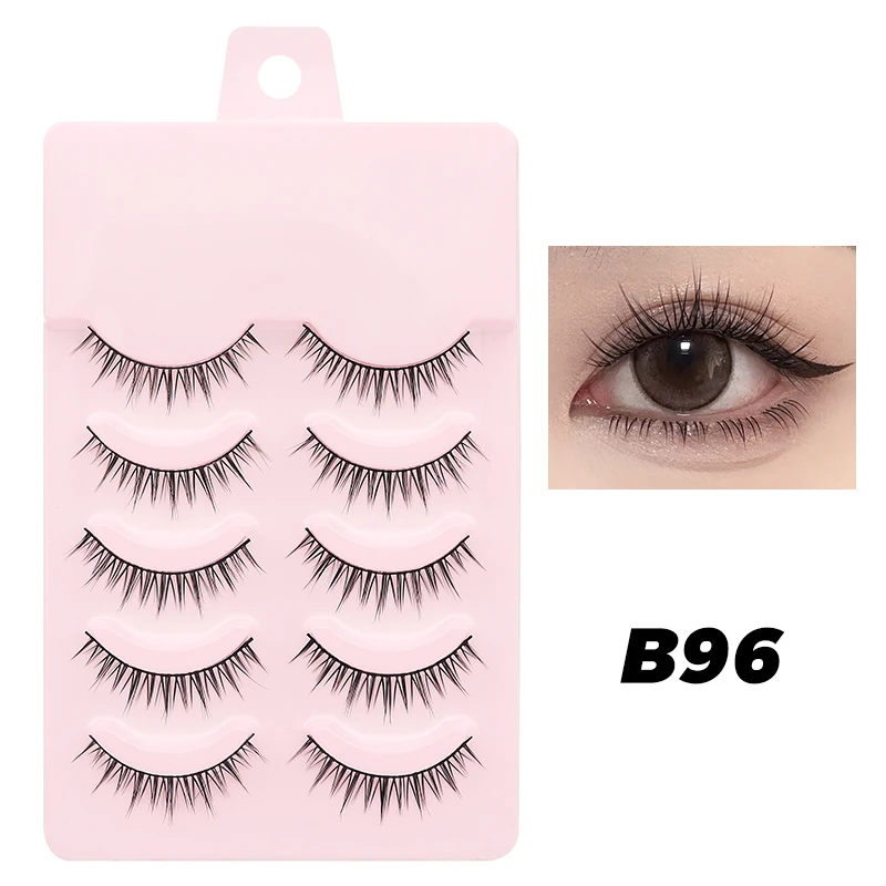 Hot Manga Wimpern Natürlich Cosplay Falsche Wimpern 5 paar Gefälschte Wimpern Koreanische Mode Anime Wimpern Kostenloser Versand Make-Up Natürliche Wimpern – Detail 32
