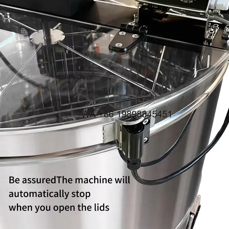 Wmwmnu for Dadant 3 Frames Automatic Honey Extractor Motorized Centrifuge Separator Beekeeping Processing