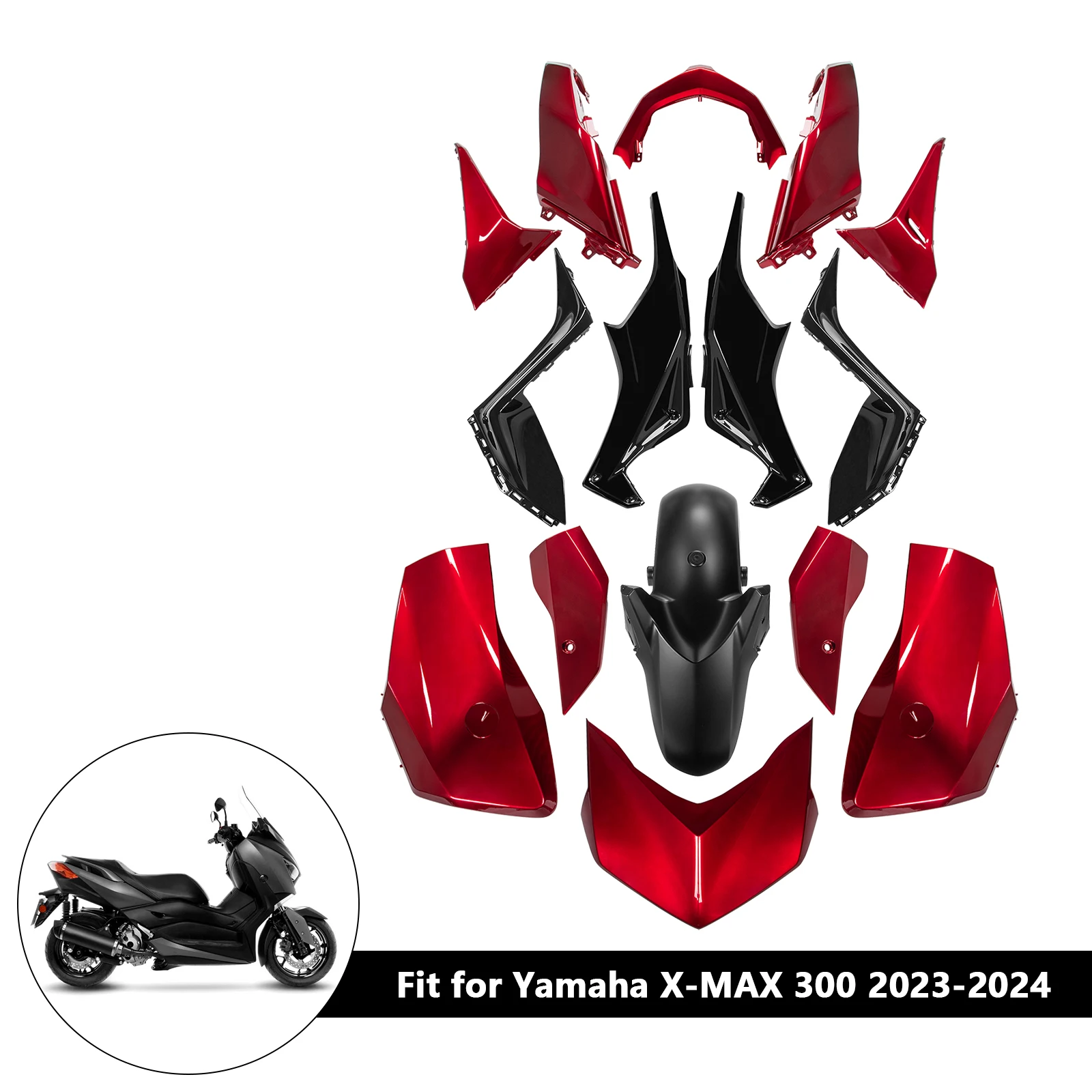 

Комплект обтекателя кузова Topteng ABS для Yamaha X-MAX 300 XMAX 2023-2024 11 #