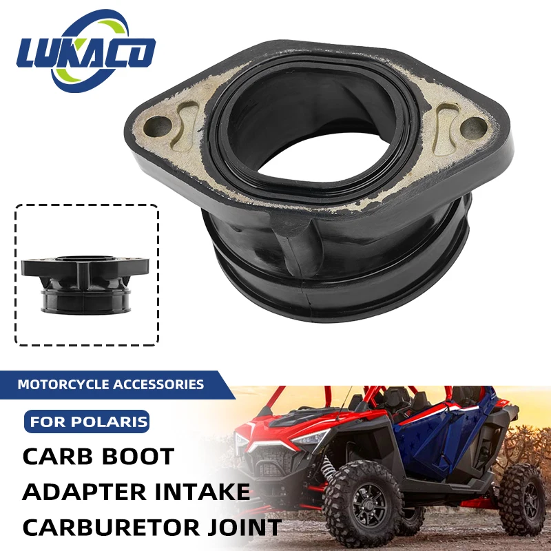 

For Polaris RZR XP 1000 RZR XP 4 1000 2014-2018 1205302 1204714 Carburetor Interface Adapter Intake Manifold Black Accessories