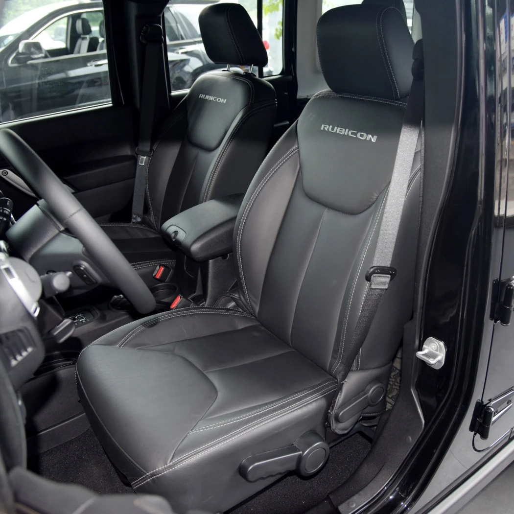 For Jeep Wrangler Unlimited JK 4 Doors 2013 2014 2015 2016 2017 2018 Full Set Custom Faux Leather Car Seat Covers Accessories