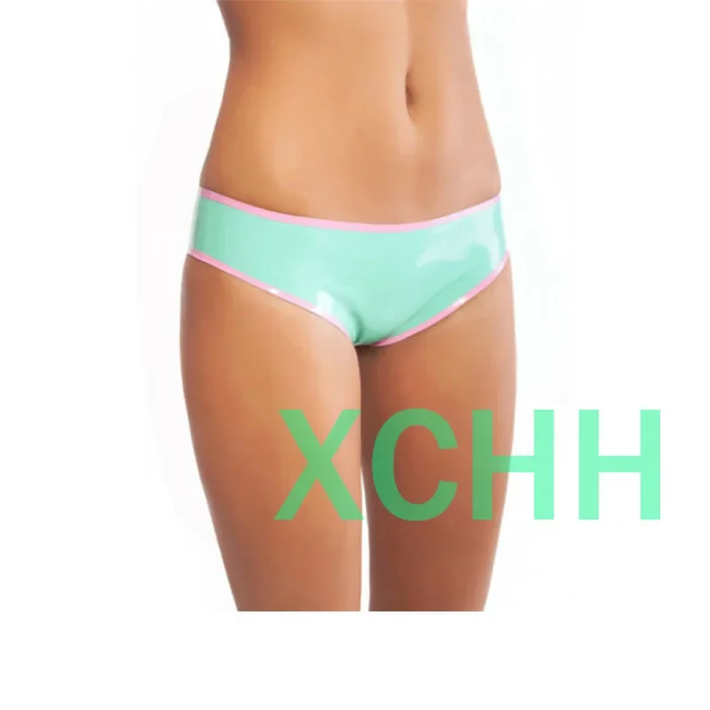 

Sexy Women Latex Underwear Thong Fetish Rubber Panties Shorts
