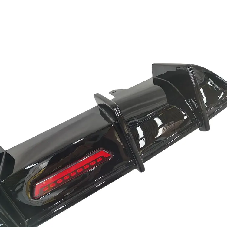 STLFKB Style ABS Black Rear Lip Diffuser for Audis A4 B9 Sports 2017-2019 Rear Bumper Replacement