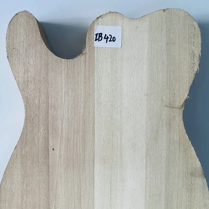 IB420 Solid Poplar Wood Raw Materials for TL Electric Guitar Built Unfinished TELE Guitar Body DIY Replace Wood With Scar