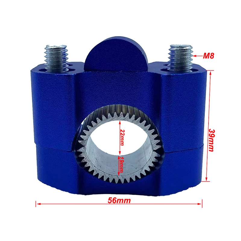 1 Pair 22mm 28mm Universal Off Road Motorbike Bar Clamps Handlebar Risers Adapter For 7/8" 1-1/8 Pit Dirt Bike Motorcycle Enduro