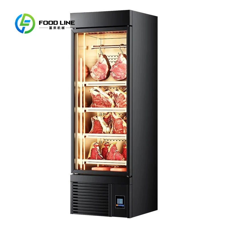 Customized Commercial Beef Preservation Aging Cabinet Kitchen Refrigeration Unit with Dry Wet Dual Cooling Freezing Control