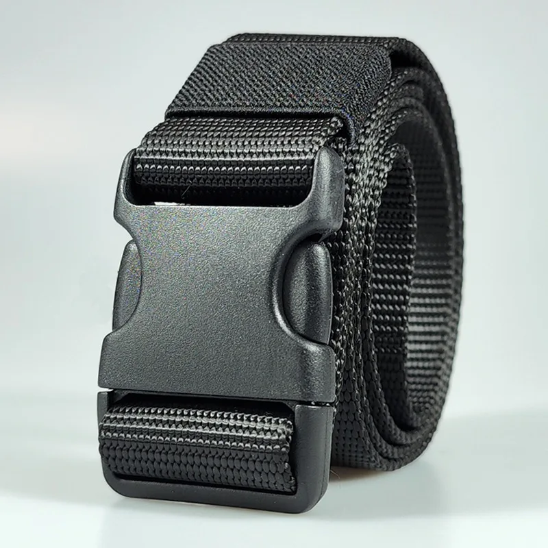 Cintura metallica cintura tattica in nylon da uomo cintura per pantaloni da allenamento militare per allenamento all'aperto giovanile