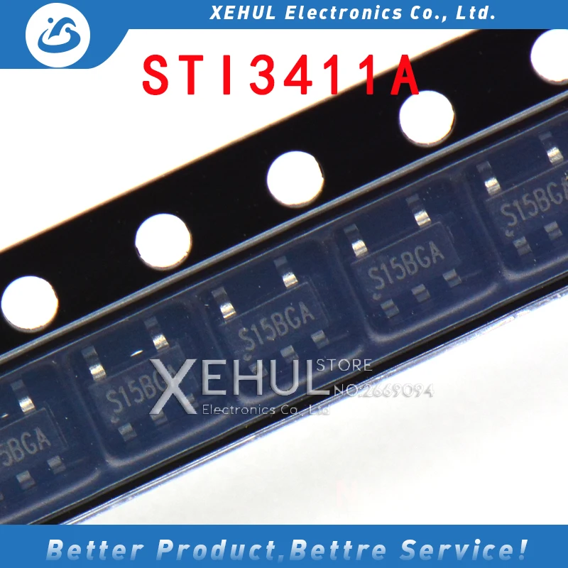 10PCS /100PCS /500PCS /3000PCS STI3411A  TI3411 I3411 3411 STI3408B 3408 S10BLL STI3410 3410 S12BBA Step-down DC/DC chip SOT23-6