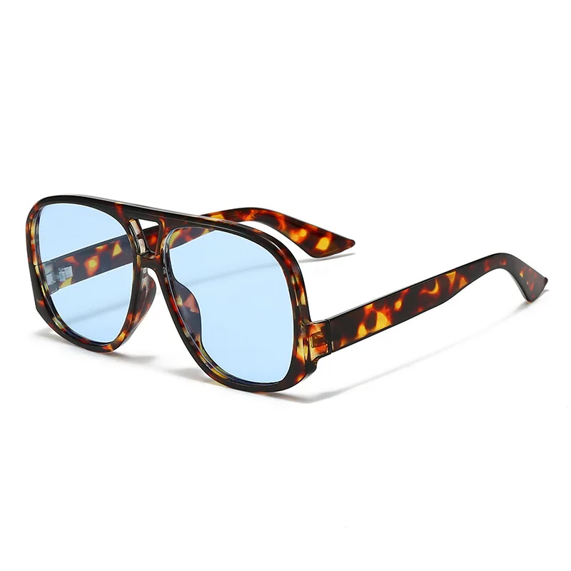 

Women Retro Fashion Double Beam Sunglasses Summer Outdoor Ultraviole Proof Sun Glasses Men Shading Sunglasses UV Goggles