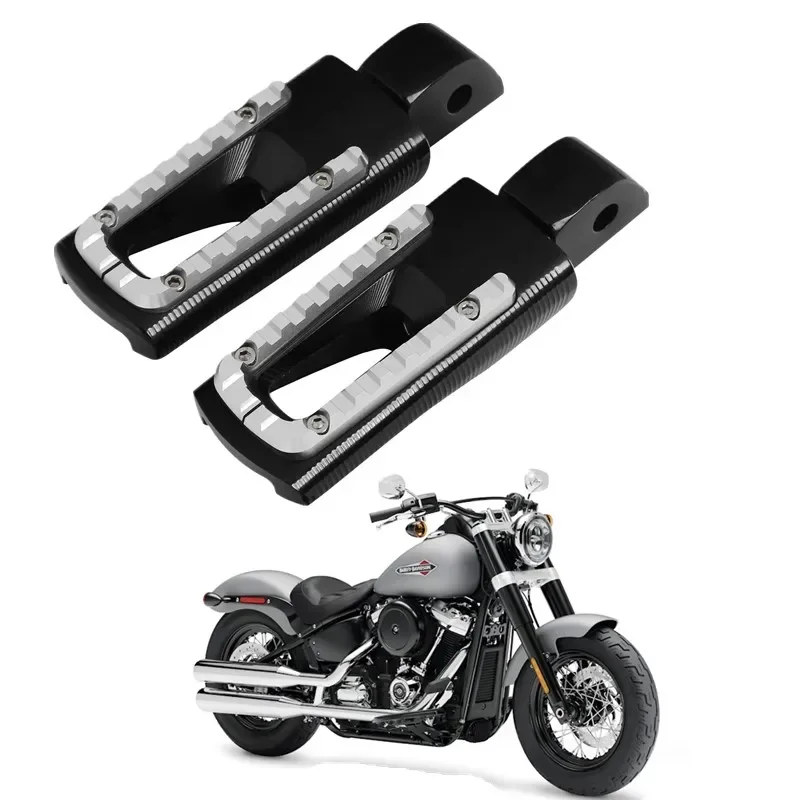 

For Harley Softail 2018-2022 Fat Boy 114 Low Rider S Street Bob LiveWire 2020 Moto Rear Passenger Footpegs Footrest