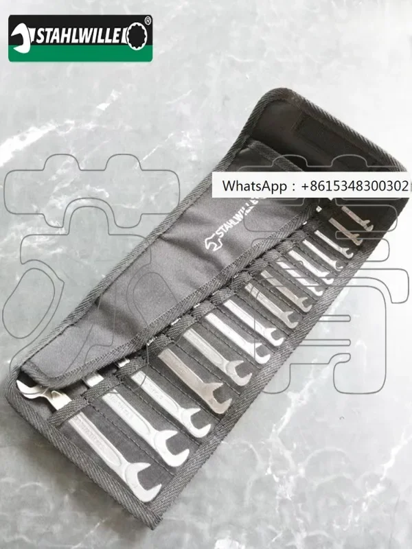 

German original STAHLWILLE small ultra-thin double headed open-end wrench set 12 series 15 piece set