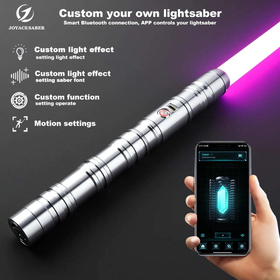 

Jedi Lightsaber Neopixel Light Saber Xenopixel Laser Sword Cosplay Heavy Dueling Unlimited Colors Luminous Cosplay Toys Joyace