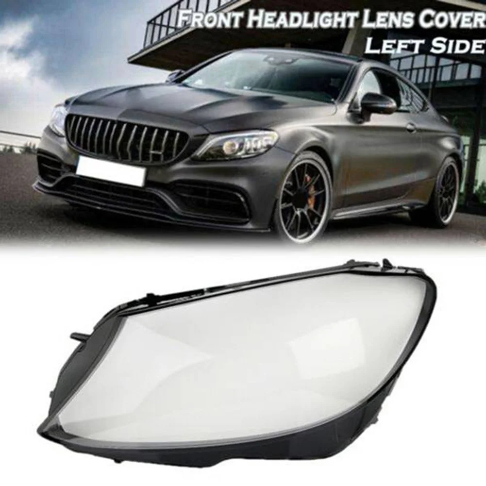 

Front Headlight Head Light Lamp Lens Cover Shell Lampshade For Mercedes Benz W205 C180 C200 C260L C280 C300 2015-2017