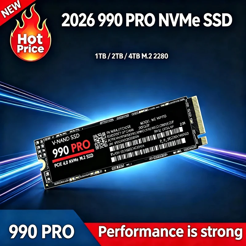 990 PRO M.2 2280 NVMe SSD PCIe Gen4 High Speed Solid State Drive 2TB 4TB Internal Storage For Laptop Desktop Computer