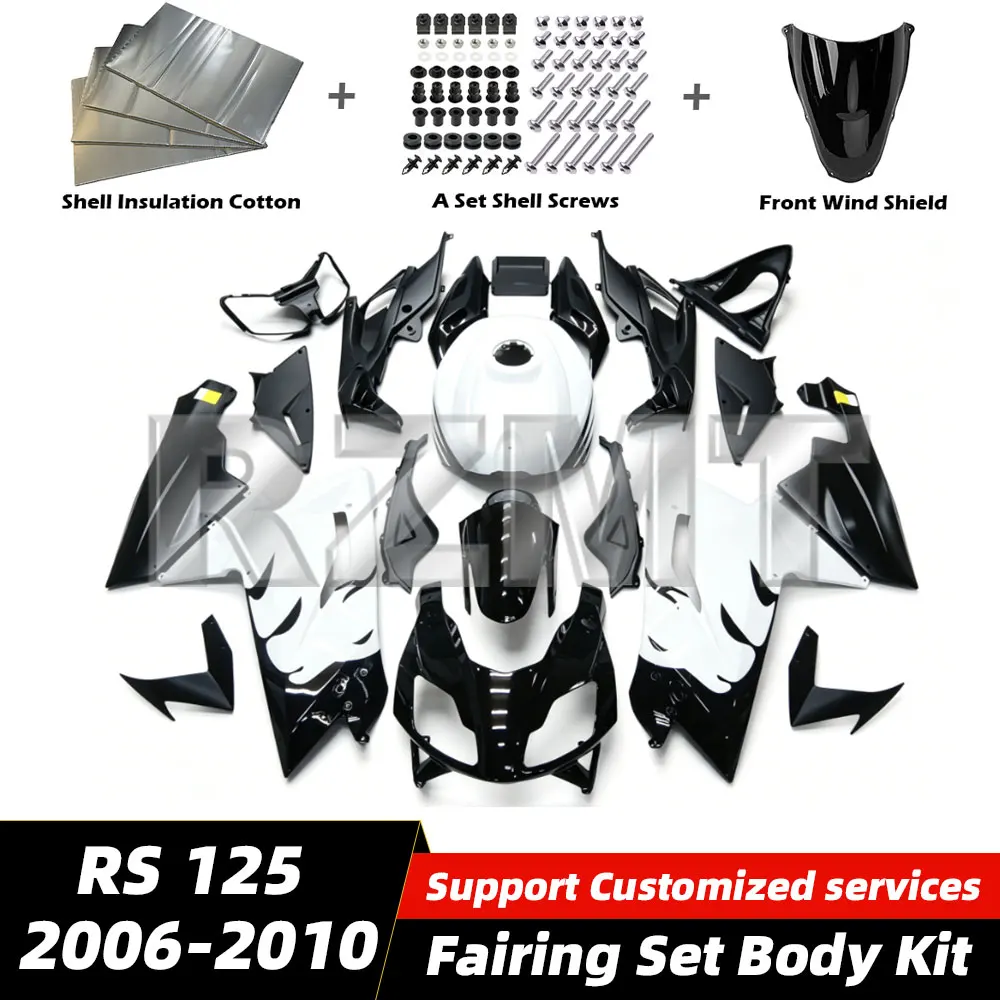 

RS 125 06-10 Motorcycle Fairings For Aprilia RS 125 2006-2010 Set ABS Plastic Body Kit Bodywork Set Shell Injection Accessories