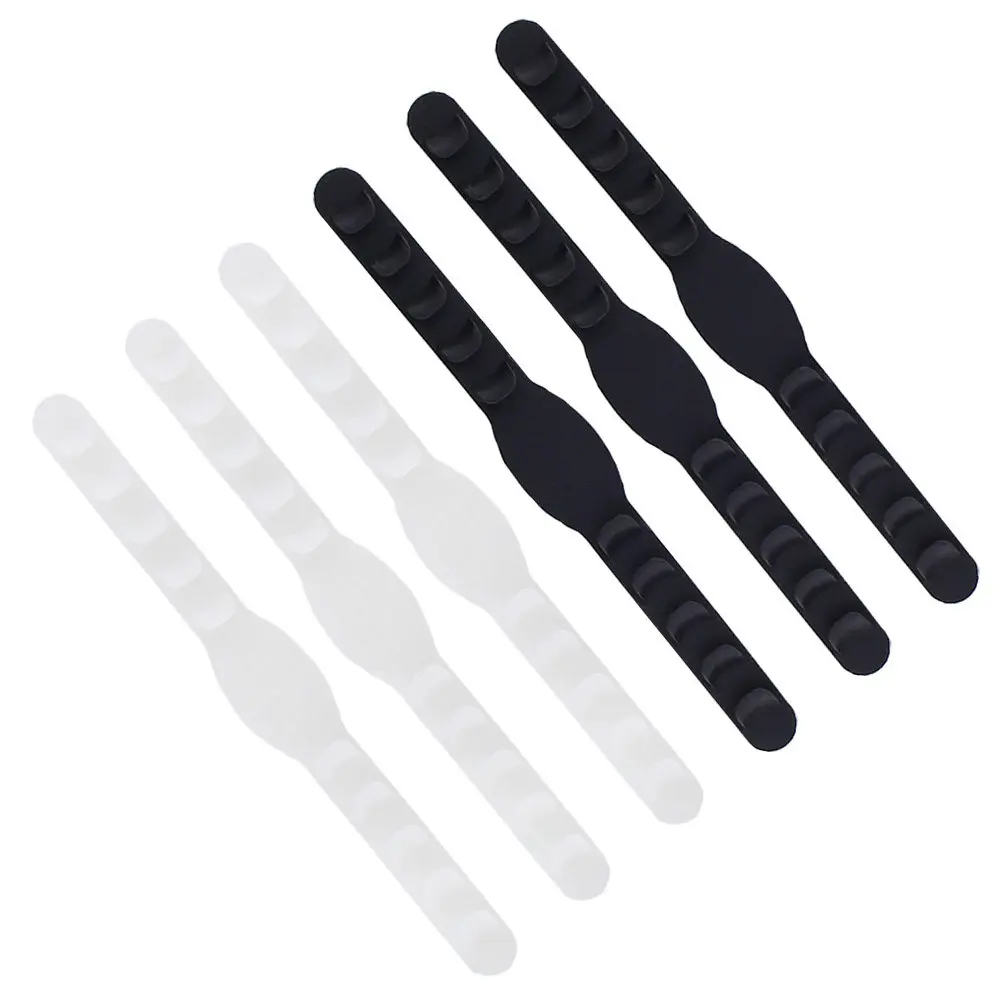 6Pcs Anti-Ear-Lever Silicone Mask Hangers Reusable Adjustable Ear Rear Hook for Masks Outdoor Sports Climbing Training
