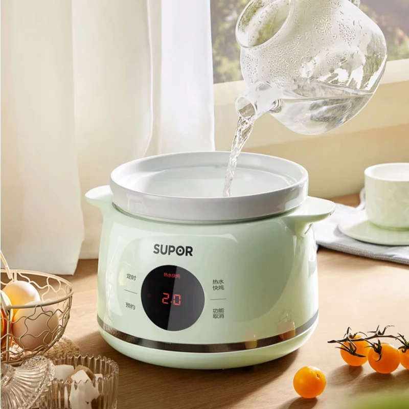 Elektrischer Schmortopf Haushalt kleiner Brei Keramik suppe gedünsteter Suppen topf Slow Cooker automatische Panela Eletrica Mini Eintopf