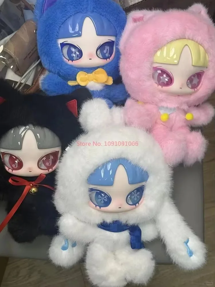 

INN Silent Winter Blind Box Cozy Furry Figure Set Cute Kawaii Desk Decor Collectible Animal Doll Gift for Christmas