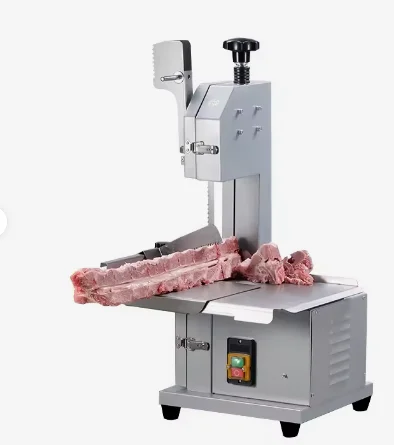 Stainless Steel Floor Standing Electric Bone Saw Cutting Machine Restaurant Home Use Retail Food Shop Motor Gear
