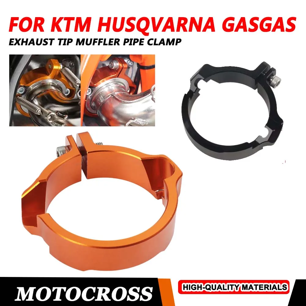 

Motorcycle Exhaust Tip Muffler Pipe Clamp Flanges For KTM 250 300 EXC XC SX XCW XC-W For Husqvarna TE TC TX GasGas EX EC MC 250