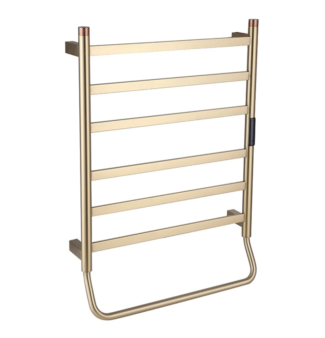 Smart Electric Towel Rack Brushed Gold Stainless Steel  Heated Towel Rail Digital Thermostatic Towel Rail  Warmer for Bathroom - view 2