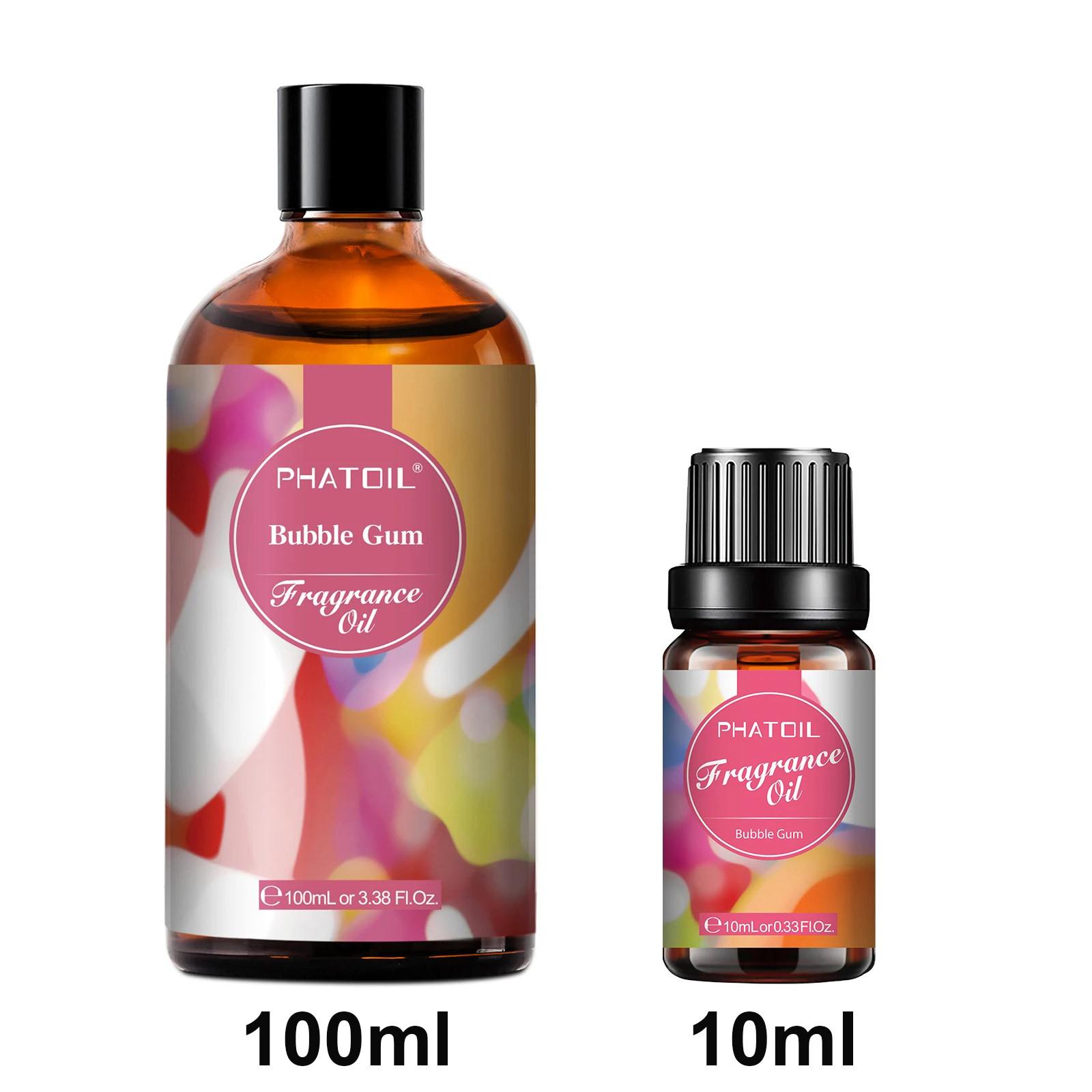 PHATOIL 100ml/10ml Fragrance Oils For Candle Making Aromatherapy White Musk Coconut & Vanilla Bubble Gum Baby Powder Angel Oils