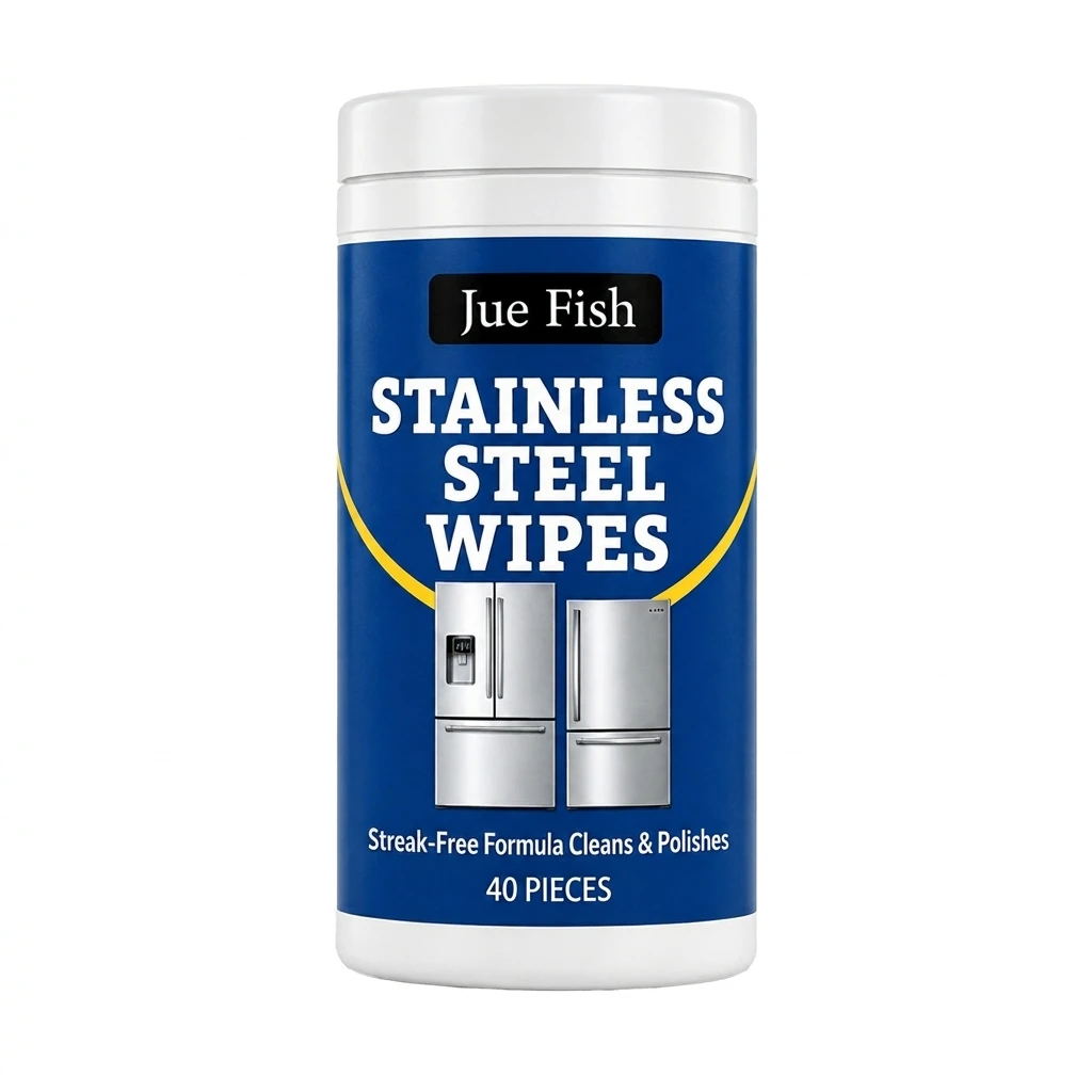 Stainless Steel Cleaning Wipes for Kitchen Appliances Homeowners Grease Remover No Streak Polish for Fridge Stove Range Hood