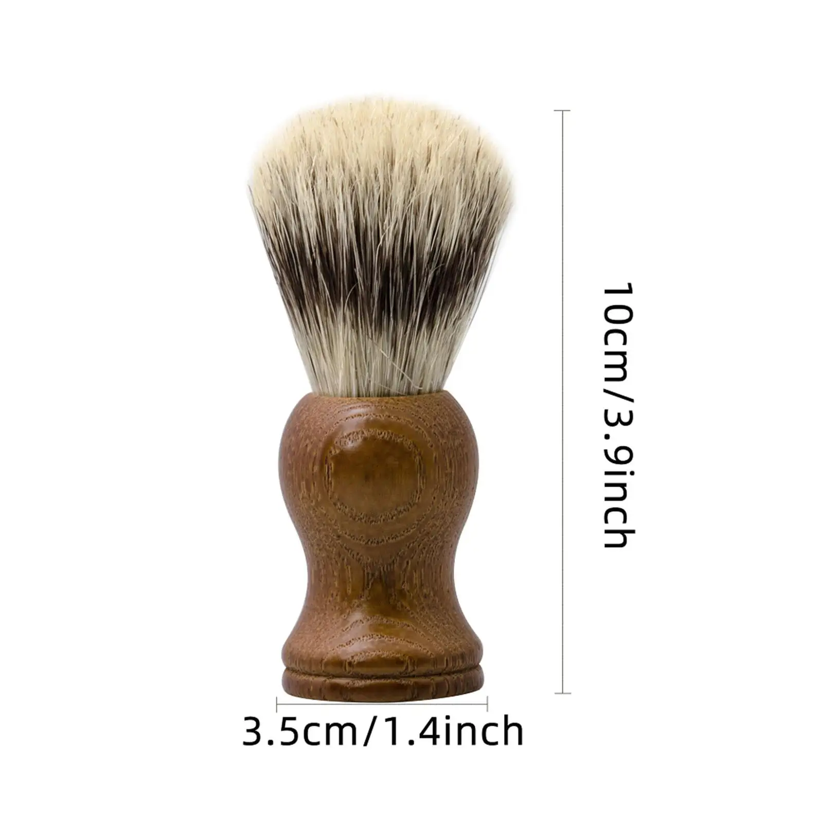 Dense Luxury Shaving Brush Wooden Handle Exfoliate Skin Shave Tool for Wet Shaving Cream and Soap