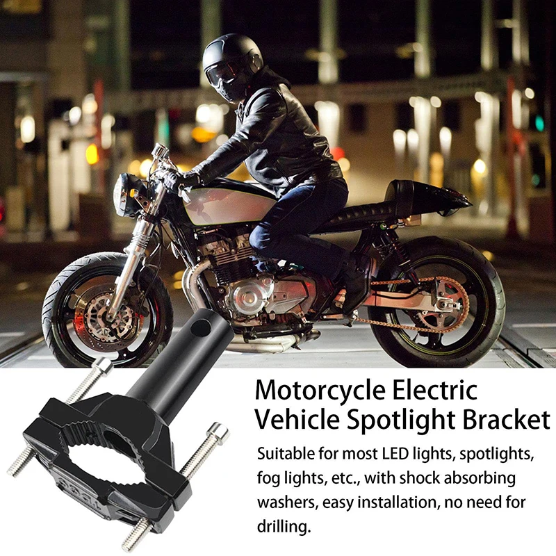 

Motorcycle Spotlight Bracket - 20-55mm Motorcycle Mounting Bracket - Bracket Clamp, Light Bar Mount, Motorcycle Mounting Bracket