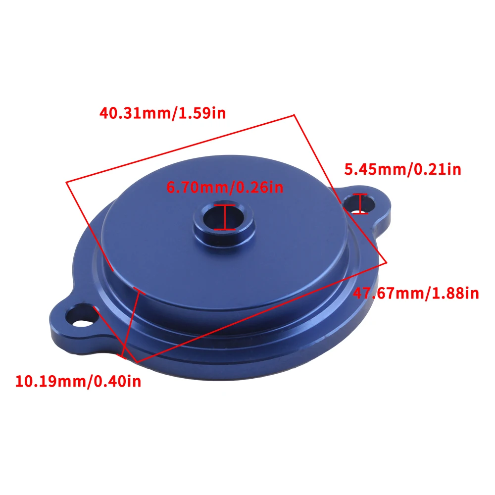 For KTM Motorcycle CNC Oil Filter Cover For DUKE RC 125 200 390 SXF EXC 450 500 690 990 1050 1190 1290 Super Adventure RC8/RC8R view 2