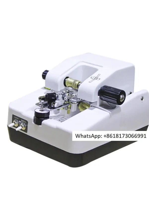 

Glasses store equipment, half frame glasses, stainless steel lenses with slotting machine