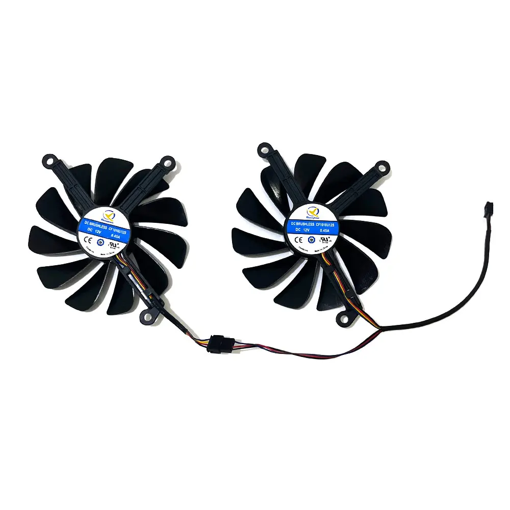 NEW 1SET 95MM RX 5700 FDC10U12S9-C CF1010U12S GPU Cooling Fan For XFX Radeon RX5700 RX5700 XT THICC II Ultra Video Card Cooler