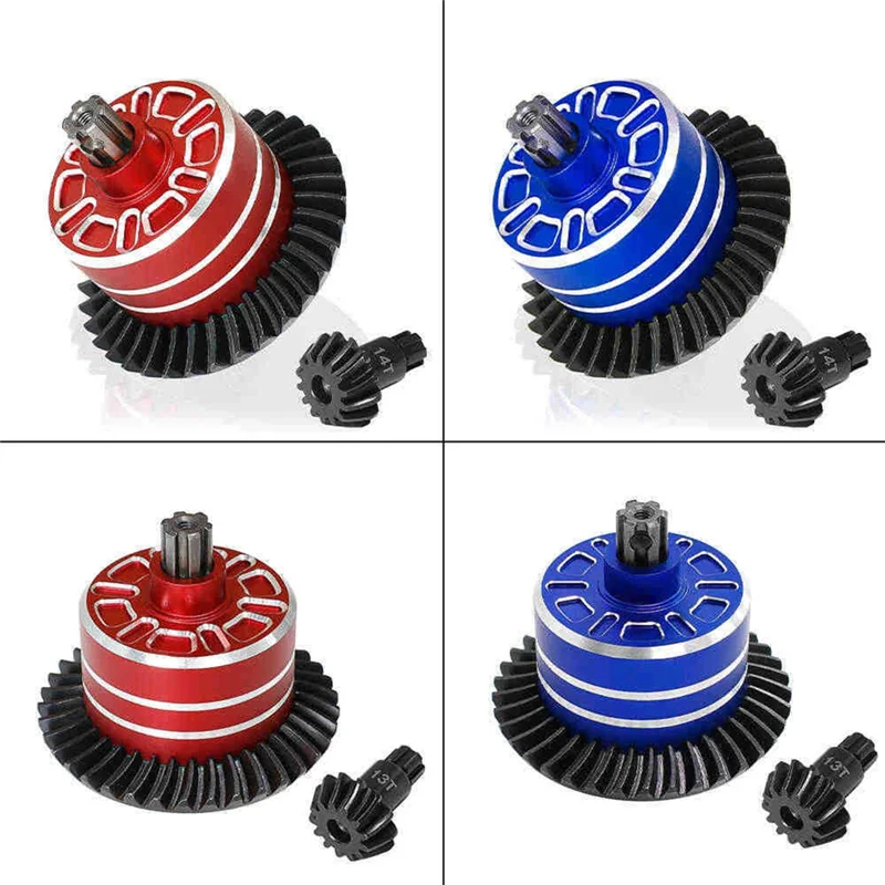 B49B-Metal Differential Case And Steel Differential Gear Set For ARRMA 1/10 2WD 4WD 3S 4S RC Car Upgrade Parts