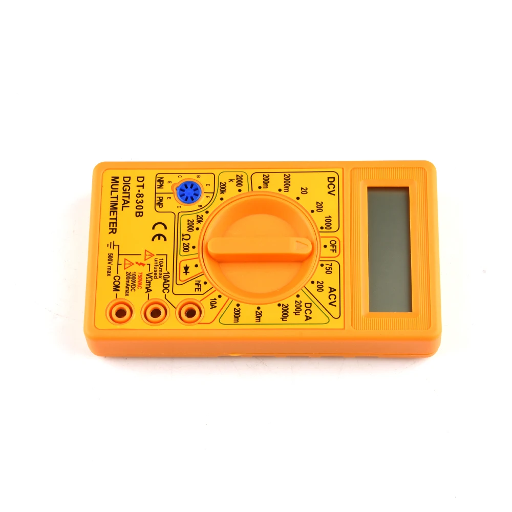 DT830B AC/DC LCD Digital Multimeter 750/1000V Voltmeter Ammeter Ohm Tester High Safety Handheld Meter Digital Multimeter