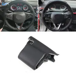 For Opel Astra K Vauxhall Holden Astra Corsa E Grandland X Insignia B Karl Zafira C 2016-2019 Car Steering Wheel Leather Cover