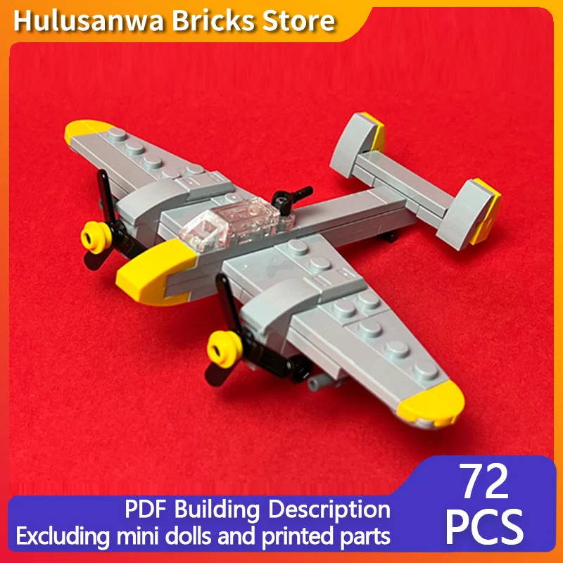 bf110-軍用戦闘機モデル-moc-ビルディングレンガ戦争機器モジュラーテクノロジーギフトホリデーアセンブル子供のおもちゃ