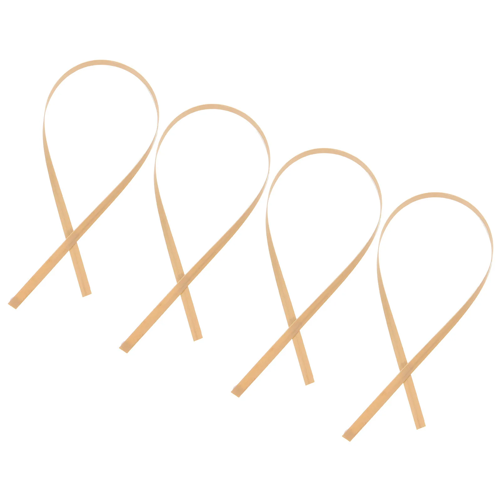 

4pcs Weaving Strips 100Cm For Diy Basket Making Craft Repair Rattan Webbing Roll Bamboo Strips For Weaving Handmade