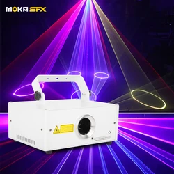 MOKA SFX-Projecteur Laser RGB de 500mw, Scanner d'Animation, Faisceau DMX, Lumière de Scène pour DJ Chang Show, ixà Domicile